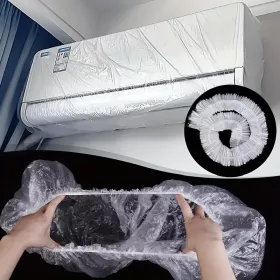   10 db-os készlet extra nagy, vastagított légkondicionáló porvédő, átlátszó PET, 70 × 145 cm