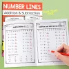 32 oldalas interaktív matematikai gyakorlófüzet fiataloknak – összeadás és kivonás gyakorlása