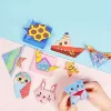 108 db-os kreatív origami papírhajtogatás készlet, 54 origami mintával, lépésről lépésre útmutatóval