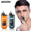 WEEME férfi USB-ről működő fül- és orrszőrnyíró LCD kijelzővel, újratölthető akkumulátorral Fekete