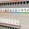 70 db/szett elektromos kapcsoló címke matrica - PVC anyagú otthoni azonosításhoz