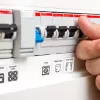 70 db/szett elektromos kapcsoló címke matrica - PVC anyagú otthoni azonosításhoz