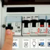 70 db/szett elektromos kapcsoló címke matrica - PVC anyagú otthoni azonosításhoz
