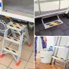 16 db kültéri lépcsőfok csúszásgátló szalag, 4 × 33 cm, beltéri/kültéri lépcsőkhöz, fokokhoz és hajókhoz Fekete és sárga