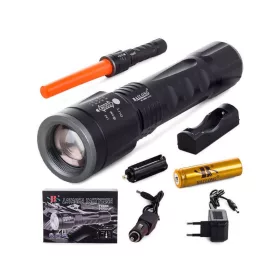   Taktikai LED zseblámpa zoom funkcióval - XM-L3 U3 fényforrással