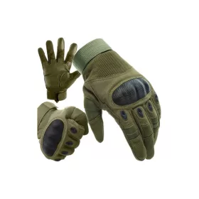   Taktikai kesztyű - L-khaki Trizand 21771 - terepszín - outdoor - vadász - airsoft - kézvédő - munkavédelem