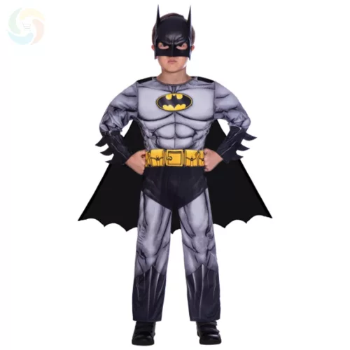Batman Classic Fiú Gyerek Jelmez Maszkkal - Eredeti DC