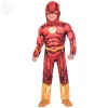 Flash Izmosított Fiú Gyerek Jelmez Maszkkal - Eredeti DC