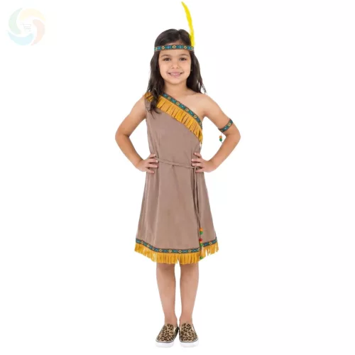 Indiánlány Gyerek Jelmez - Pocahontas Stílus