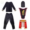 Fekete Sárkány Ninja Gyerek Jelmez Szett