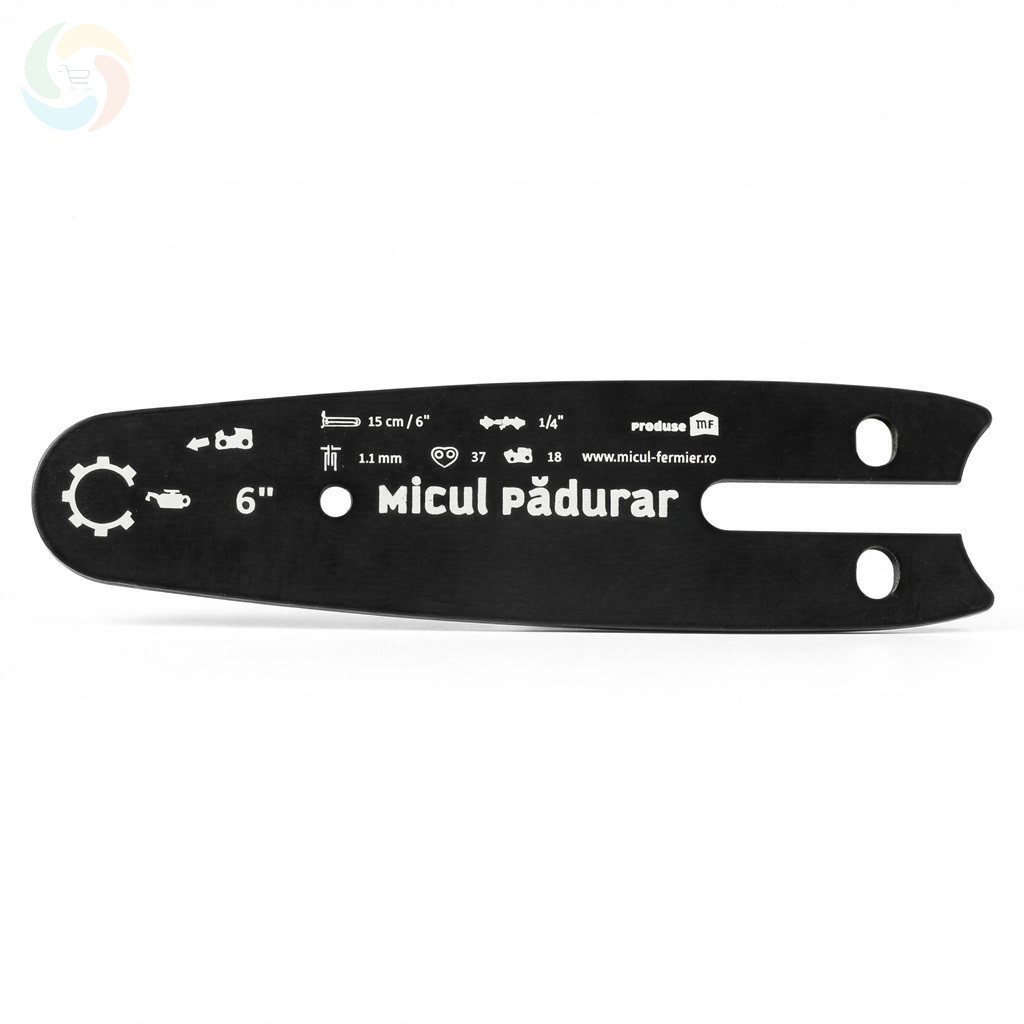 Láncfűrész vezetőlemez 6"(15 cm) - 1/4" osztás, 1.1 mm horony