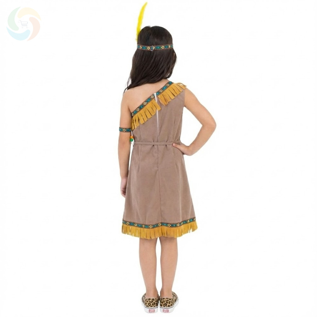Indiánlány Gyerek Jelmez - Pocahontas Stílus