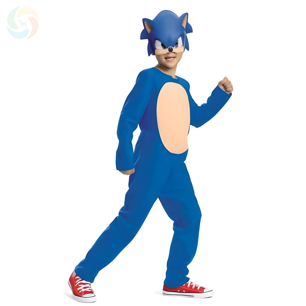 Sonic Deluxe Gyerek Jelmez Maszkkal - Eredeti