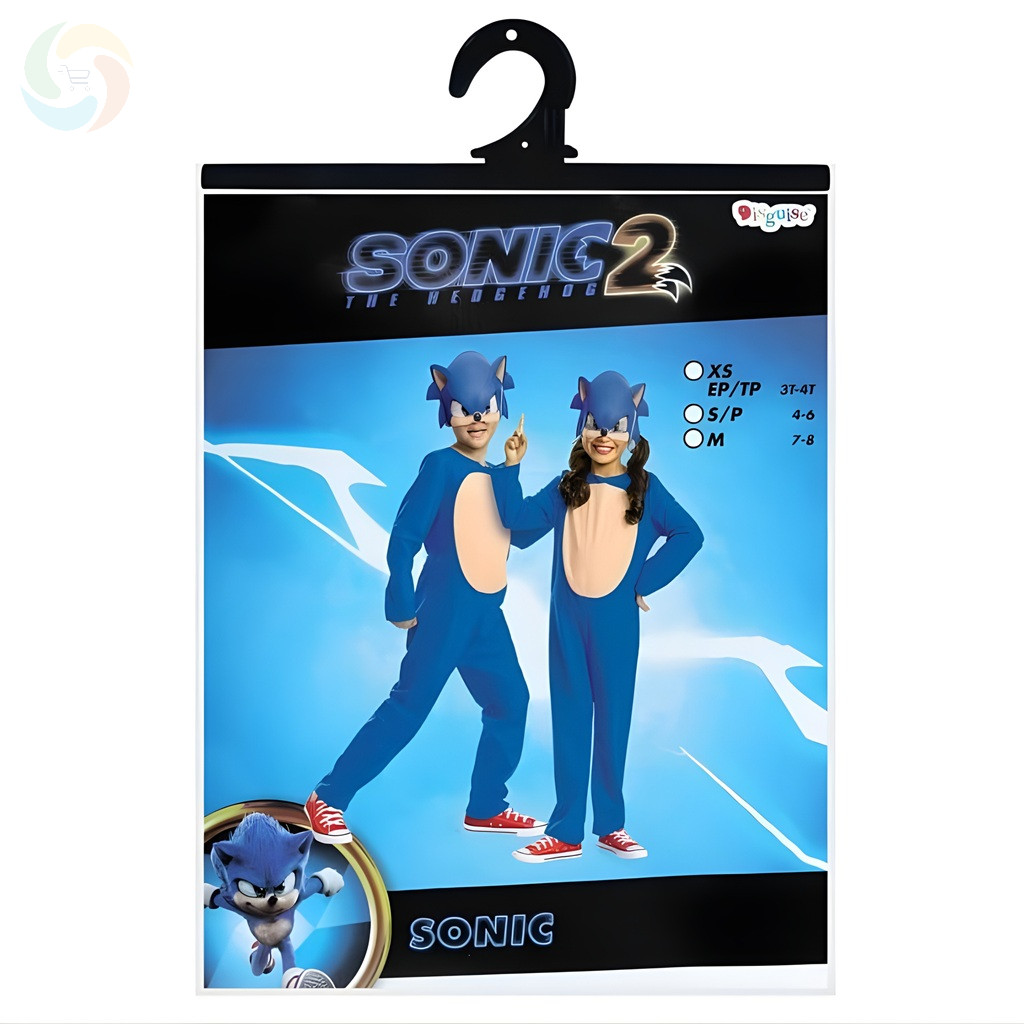Sonic Deluxe Gyerek Jelmez Maszkkal - Eredeti
