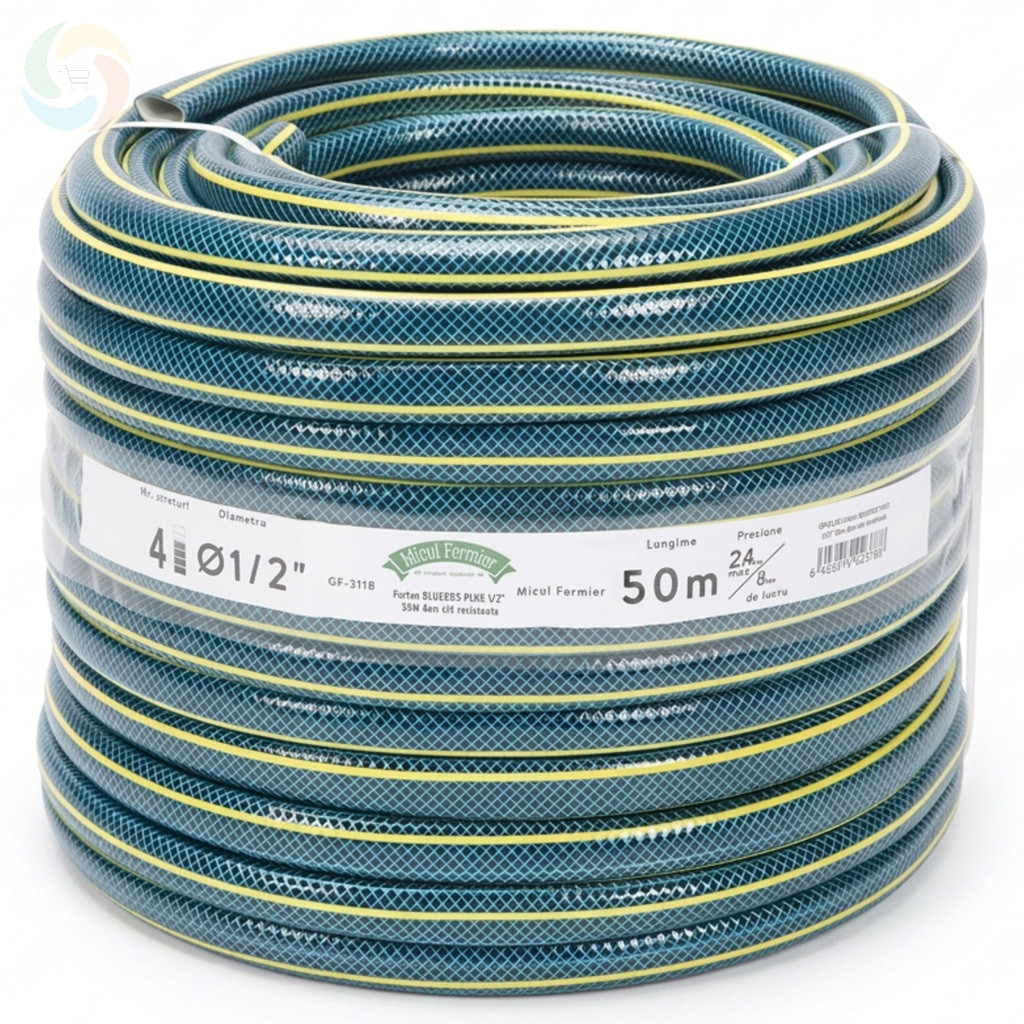 Bluebos Premium locsolótömlő 1/2" 50m 4 rétegű csavarodásmentes kertislag GF-2118
