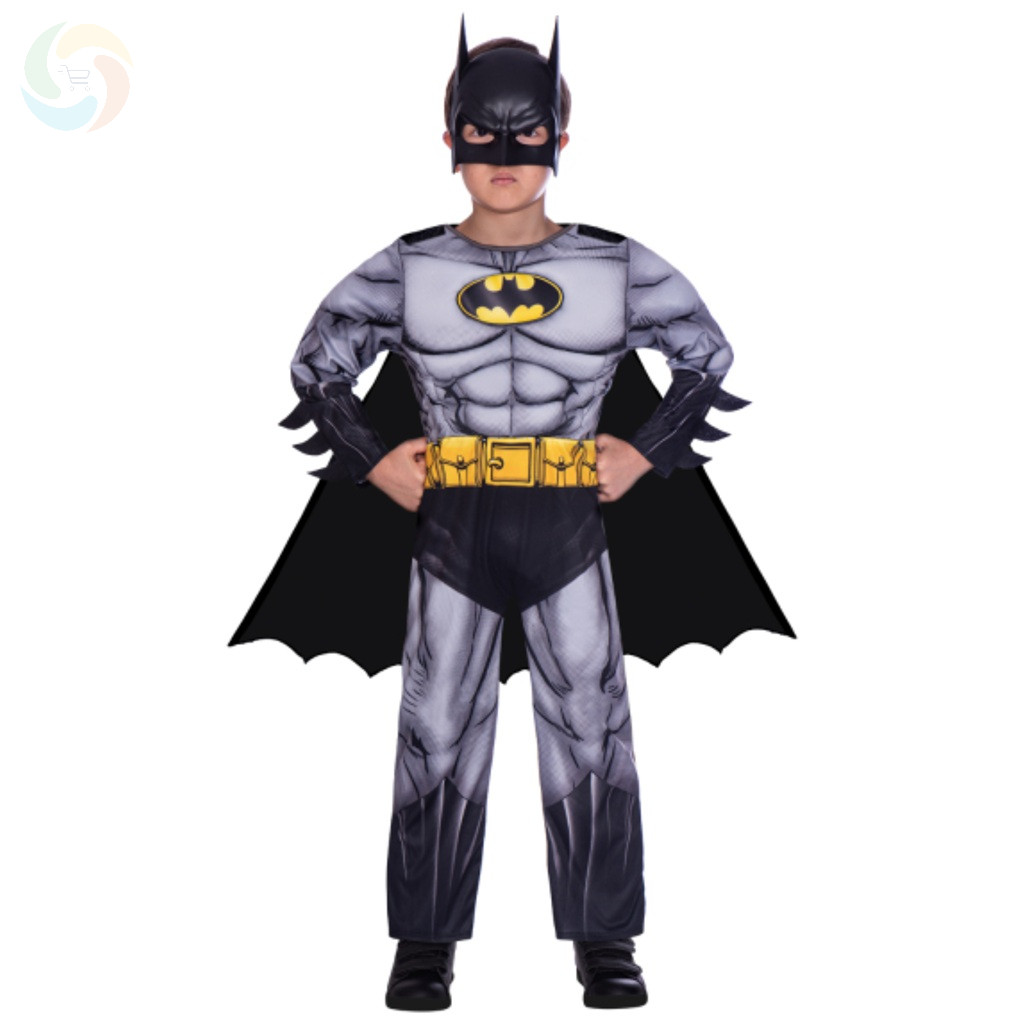 Batman Classic Fiú Gyerek Jelmez Maszkkal - Eredeti DC